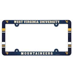 West Virginia Mountaineers License Plate Frame - Full Color