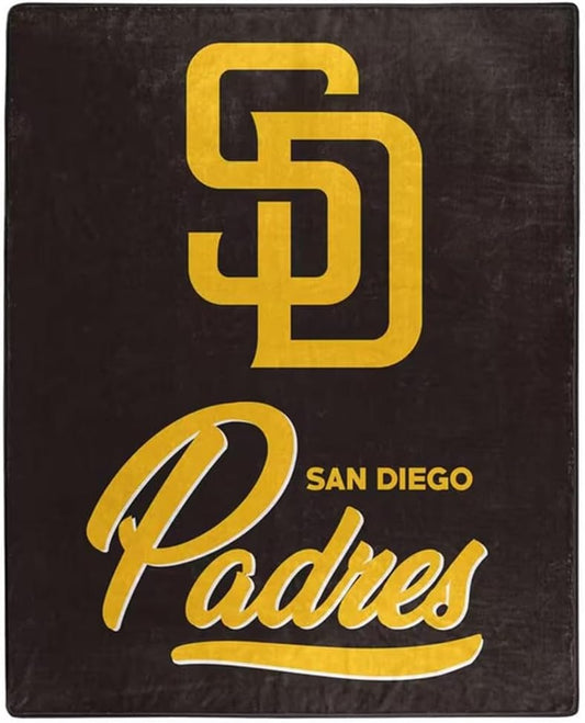 San Diego Padres Blanket 50x60 Raschel Signature Design