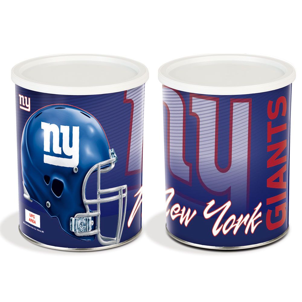 New York Giants Gift Tin 1 Gallon