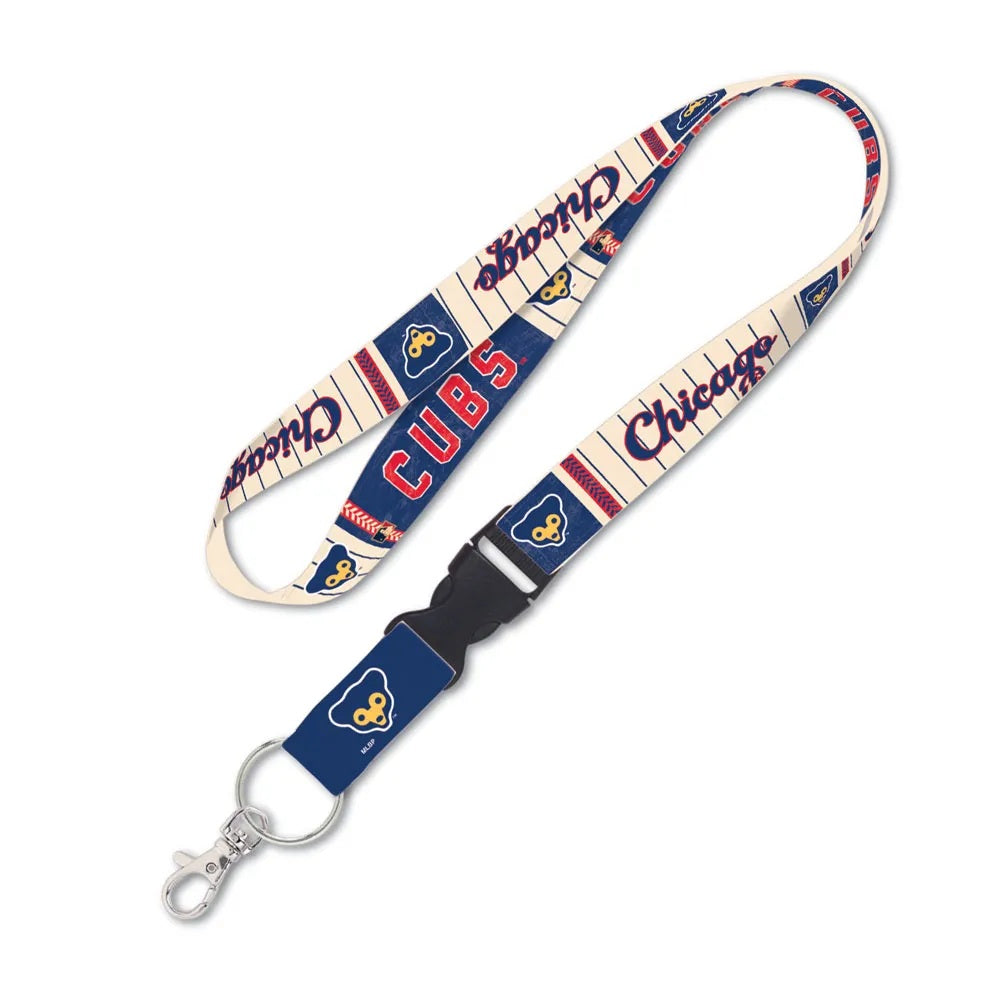Chicago Cubs Lanyard with Detachable Buckle Cooperstown Alternate - Special Order