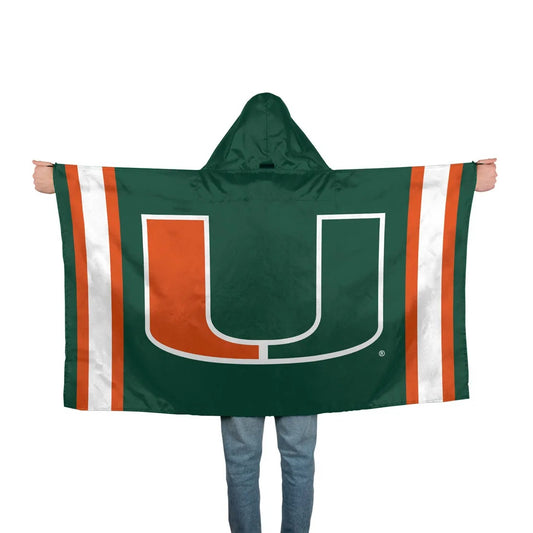 Miami Hurricanes Hoodie Flag
