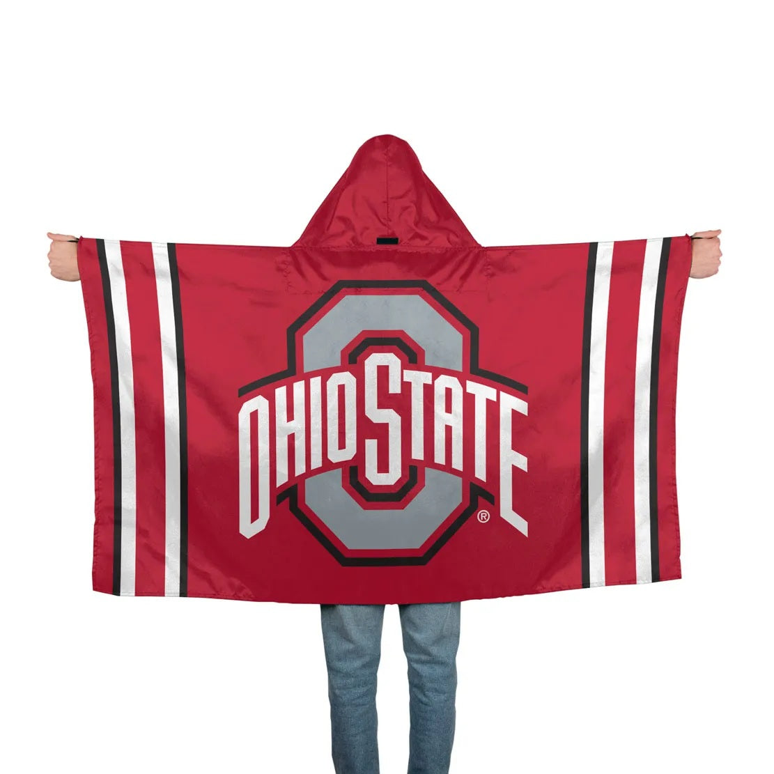Ohio State Buckeyes Hoodie Flag