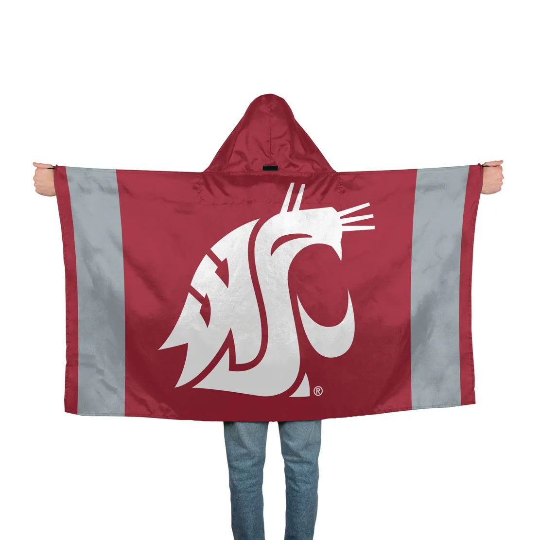 Washington State Cougars Hoodie Flag