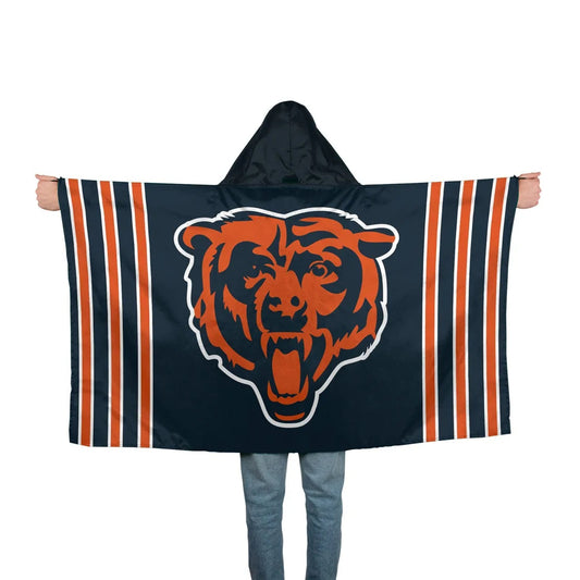 Chicago Bears Hoodie Flag