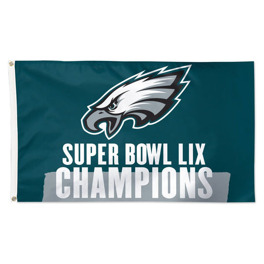Philadelphia Eagles Flag 3x5 Deluxe with Grommets Super Bowl 59 Champ