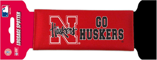 Nebraska Cornhuskers Single Luggage Spotter Script Logo