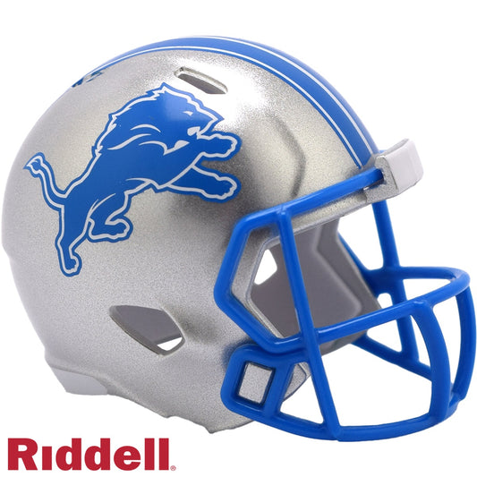 Detroit Lions Helmet Riddell Pocket Pro Speed Style 2024