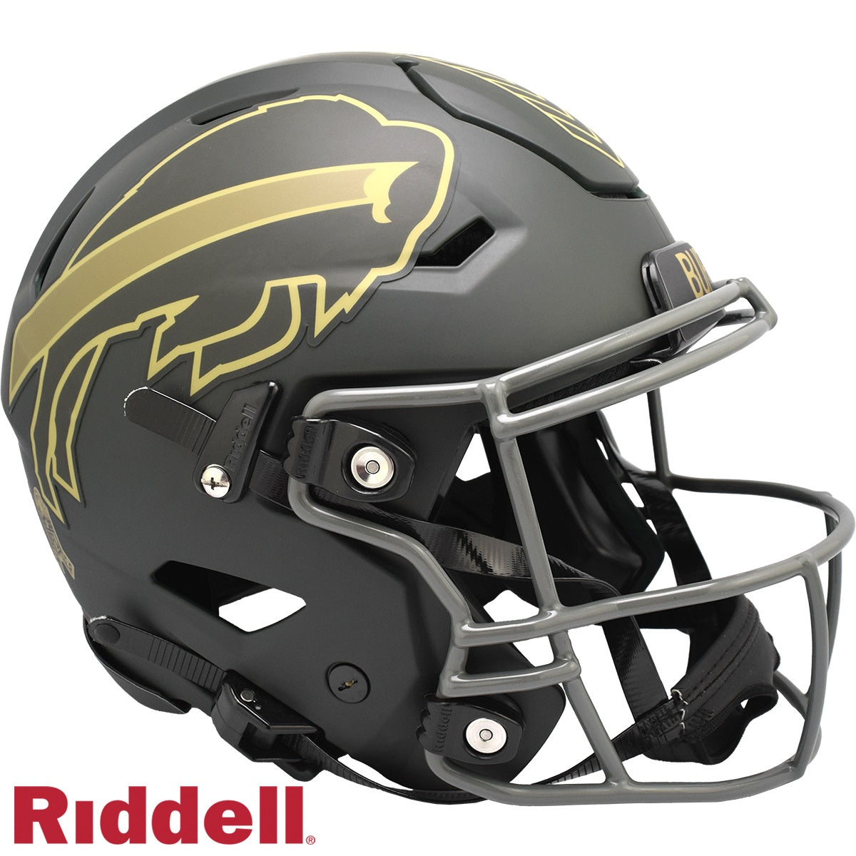 Buffalo Bills Helmet Riddell Authentic Full Size SpeedFlex Style Salute To Service 2025