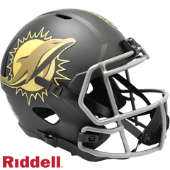 Miami Dolphins Helmet Riddell Replica Full Size Speed Style Salute To Service 2025