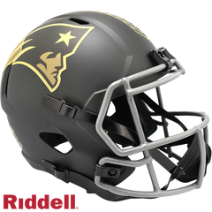New England Patriots Helmet Riddell Replica Full Size Speed Style Salute To Service 2025