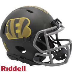 Cincinnati Bengals Helmet Riddell Replica Mini Speed Style Salute To Service 2025
