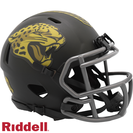 Jacksonville Jaguars Helmet Riddell Replica Mini Speed Style Salute To Service 2025