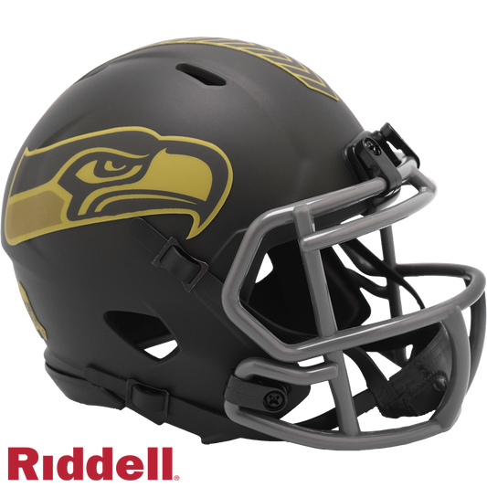 Seattle Seahawks Helmet Riddell Replica Mini Speed Style Salute To Service 2025