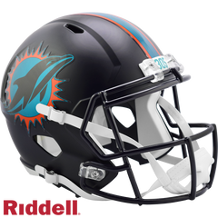 Miami Dolphins Helmet Riddell Replica Full Size Speed Style Rivalry Alternate 2025