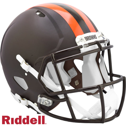 Cleveland Browns Helmet Riddell Authentic Full Size Speed Style On-Field Alternate 2025 - Special Order