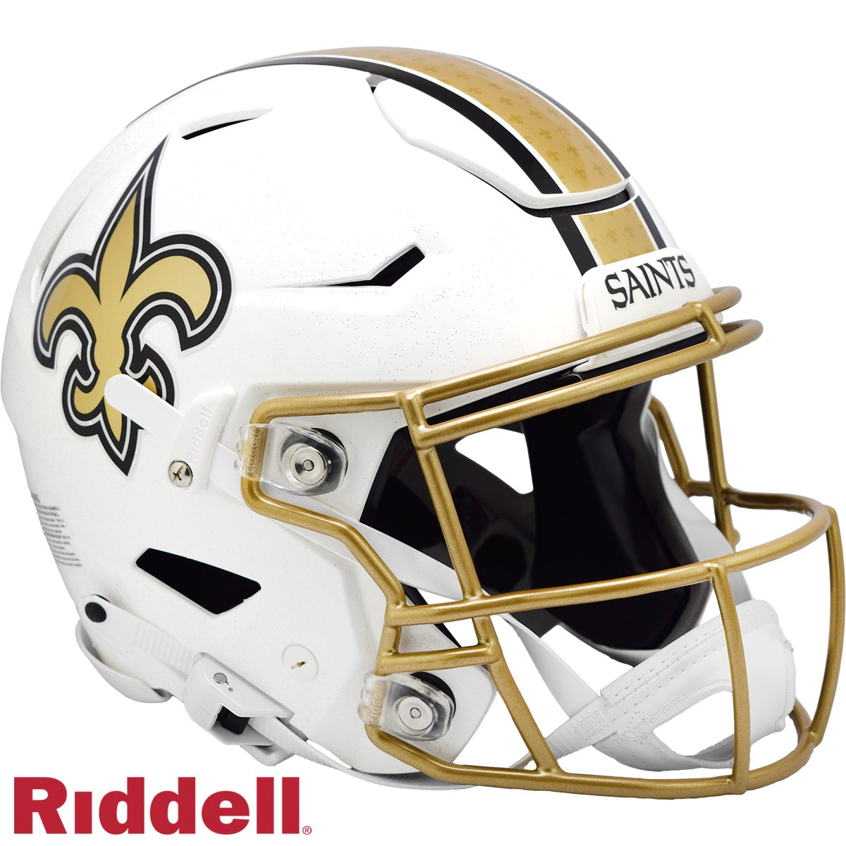 New Orleans Saints Helmet Riddell Authentic Full Size SpeedFlex Style On-Field Alternate 2025 - Special Order
