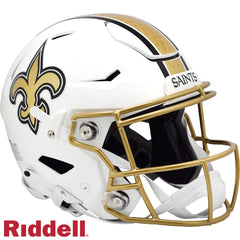 New Orleans Saints Helmet Riddell Authentic Full Size SpeedFlex Style On-Field Alternate 2025 - Special Order