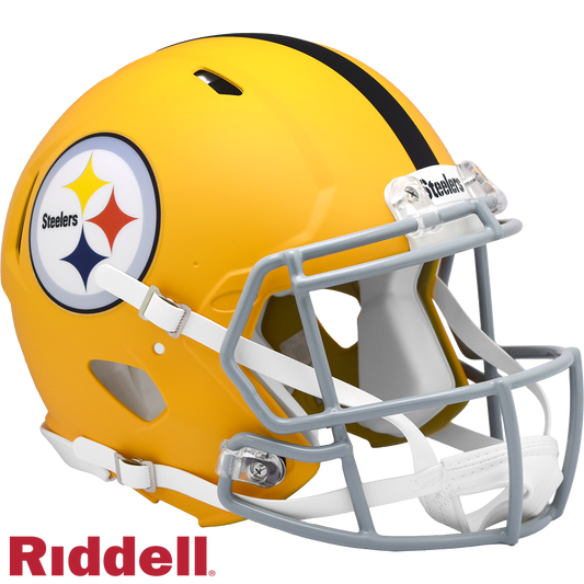 Pittsburgh Steelers Helmet Riddell Authentic Full Size Speed Style On-Field Alternate 2025 - Special Order