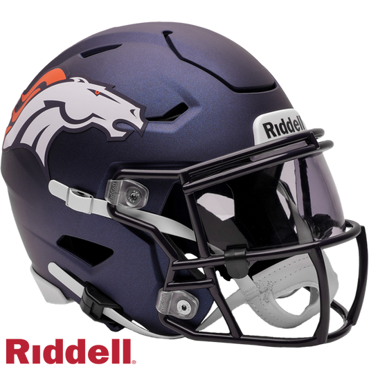 Denver Broncos Helmet Riddell Replica Mid-Size MIDI SpeedFlex Style
