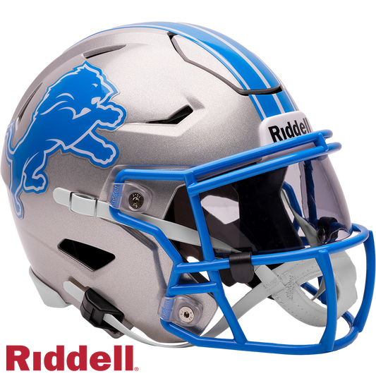 Detroit Lions Helmet Riddell Replica Mid-Size MIDI SpeedFlex Style