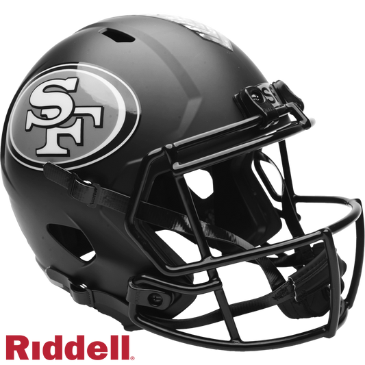 San Francisco 49ers Helmet Riddell Replica Full Size Speed Style Salute To Service 2026 Periodic Restock