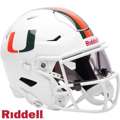 Miami Hurricanes Helmet Riddell Replica Mid-Size MIDI SpeedFlex Style