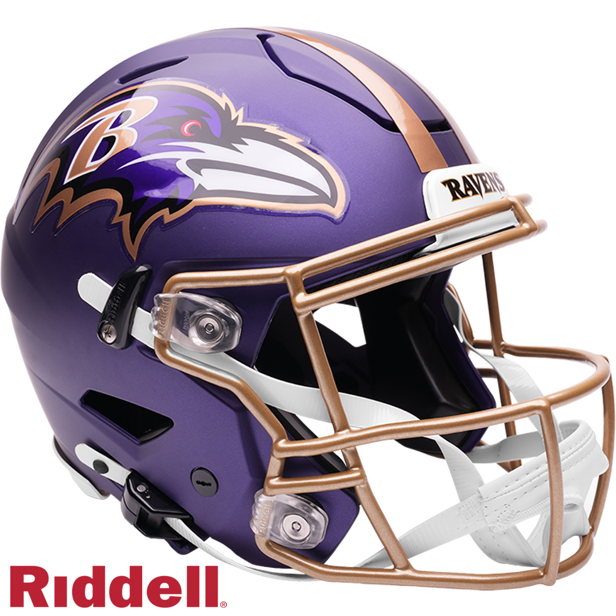 Baltimore Ravens Helmet Riddell Authentic Full Size SpeedFlex Style On-Field Alternate 2026 #1 - Special Order