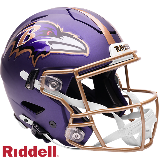 Baltimore Ravens Helmet Riddell Authentic Full Size SpeedFlex Style On-Field Alternate 2026 #1 - Special Order
