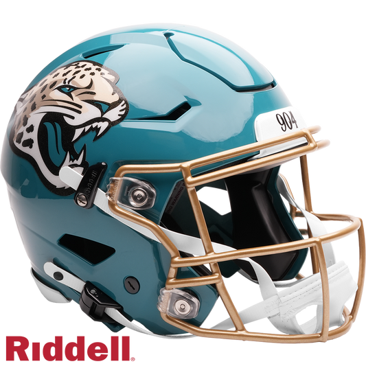 Jacksonville Jaguars Helmet Riddell Authentic Full Size SpeedFlex Style Rivalry Alternate 2026 - Special Order
