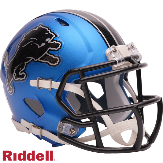 Detroit Lions Helmet Riddell Replica Mini Speed Style Rivalry Alternate 2026