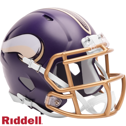 Minnesota Vikings Helmet Riddell Replica Mini Speed Style Rivalry Alternate 2026