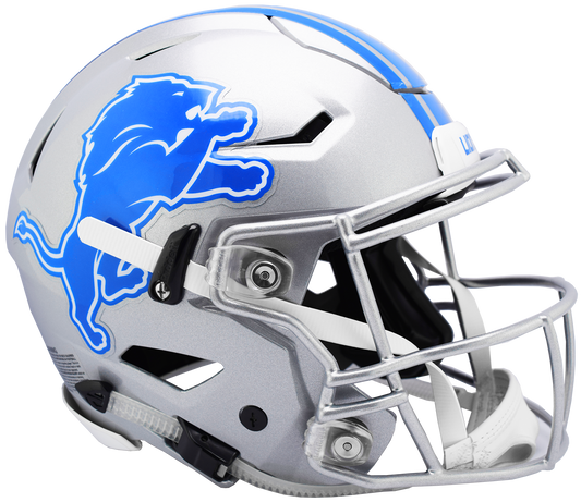 Detroit Lions Helmet Riddell Authentic Full Size SpeedFlex Style 2017-2023 Throwback - Special Order