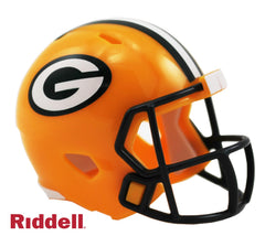 Green Bay Packers Helmet Riddell Pocket Pro Speed Style