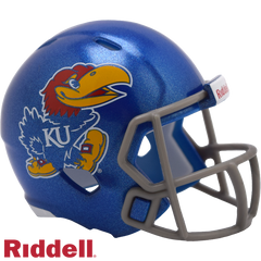 Kansas Jayhawks Helmet Riddell Pocket Pro Speed Style Periodic Restock