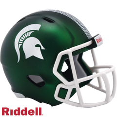 Michigan State Spartans Helmet Riddell Pocket Pro Speed Style Periodic Restock