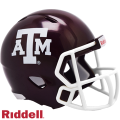 Texas A&M Aggies Helmet Riddell Pocket Pro Speed Style Periodic Restock