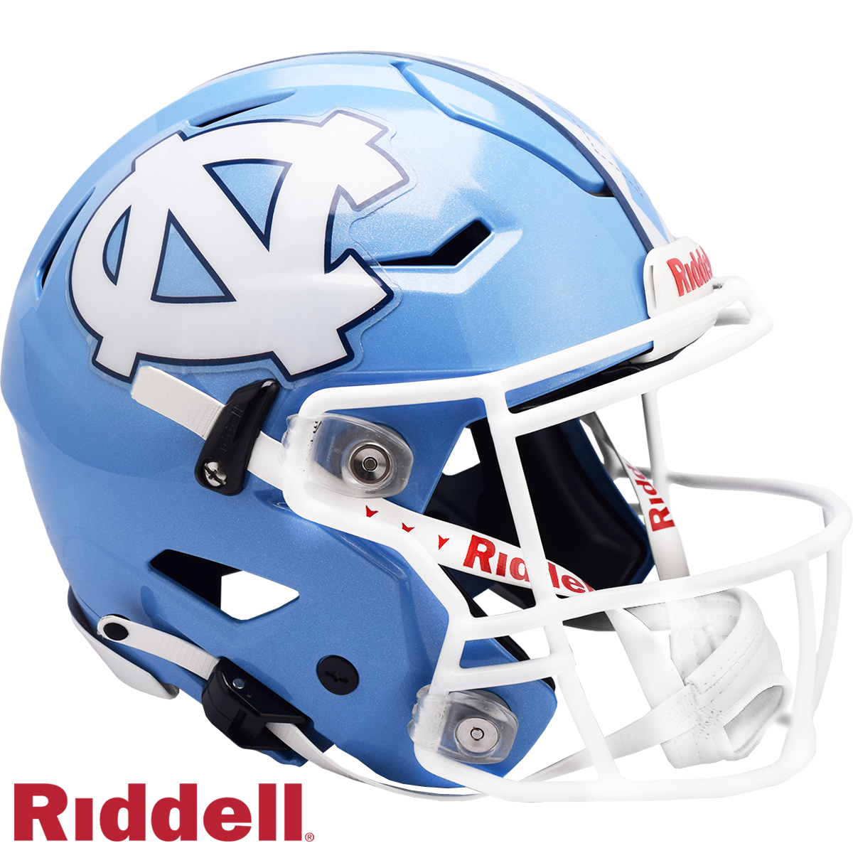 North Carolina Tar Heels Helmet Riddell Authentic Full Size SpeedFlex Style Argyle Stripe  - Special Order