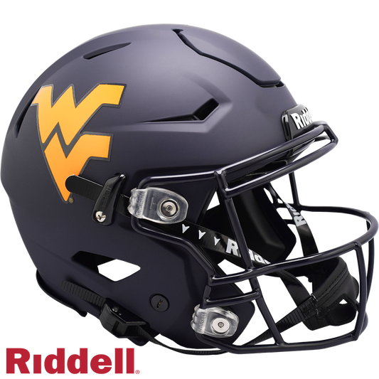 West Virginia Mountaineers Helmet Riddell Authentic Full Size
