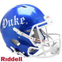 Duke Blue Devils Helmet Riddell Authentic Full Size Speed Style Gothic Blue - Special Order