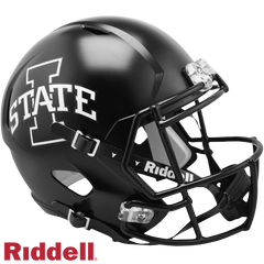 Iowa State Cyclones Helmet Riddell Replica Full Size Speed Style Satin Black