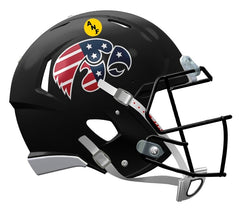 Iowa Hawkeyes Helmet Riddell Authentic Full Size Speed Style Stars and Stripes Design - Special Order