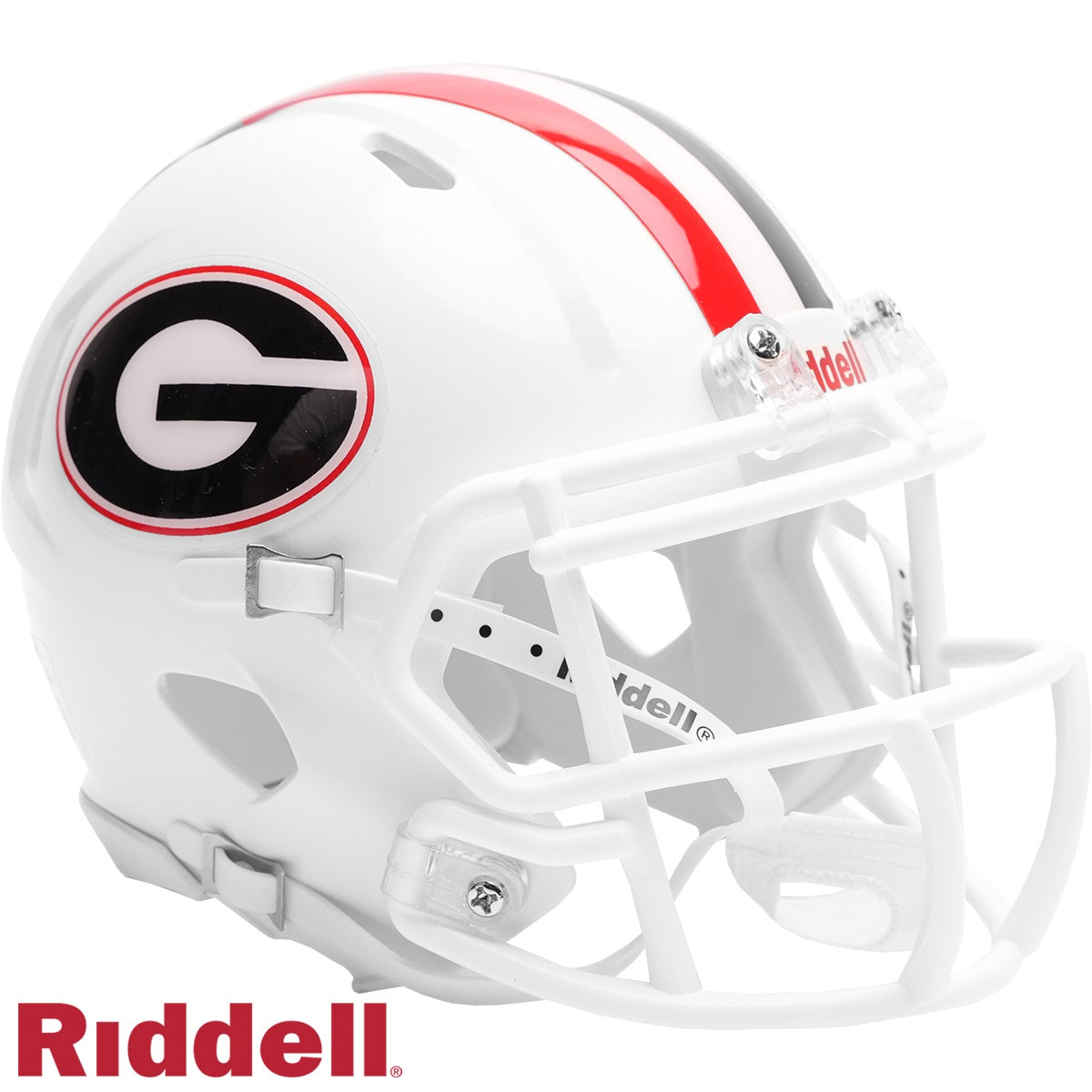 Georgia Bulldogs Helmet Riddell Replica Full Size Speed Style White