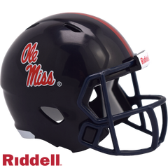Mississippi Rebels Helmet Riddell Pocket Pro Speed Style Periodic Restock