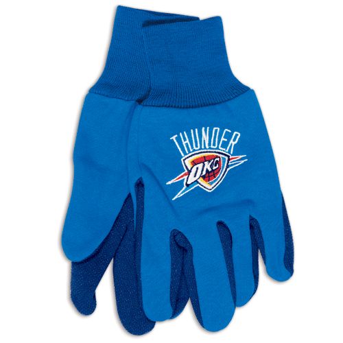 Oklahoma City Thunder Gloves Two Tone Style Adult Size