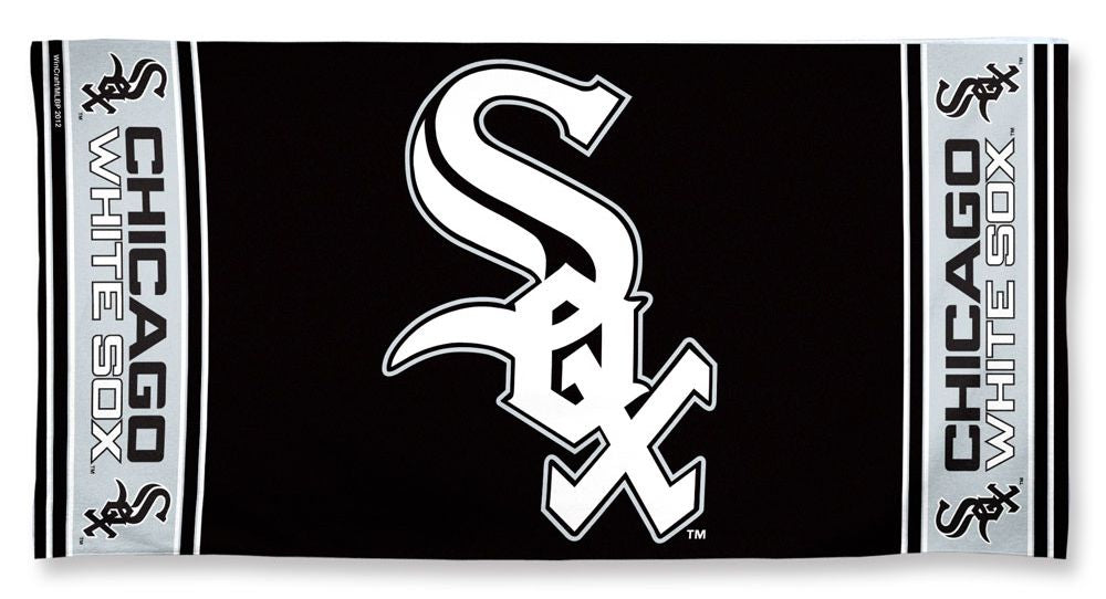 Chicago White Sox Towel 30x60 Beach Style - Special Order