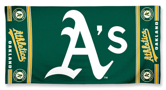 Oakland Athletics Towel 30x60 Beach Style - Special Order