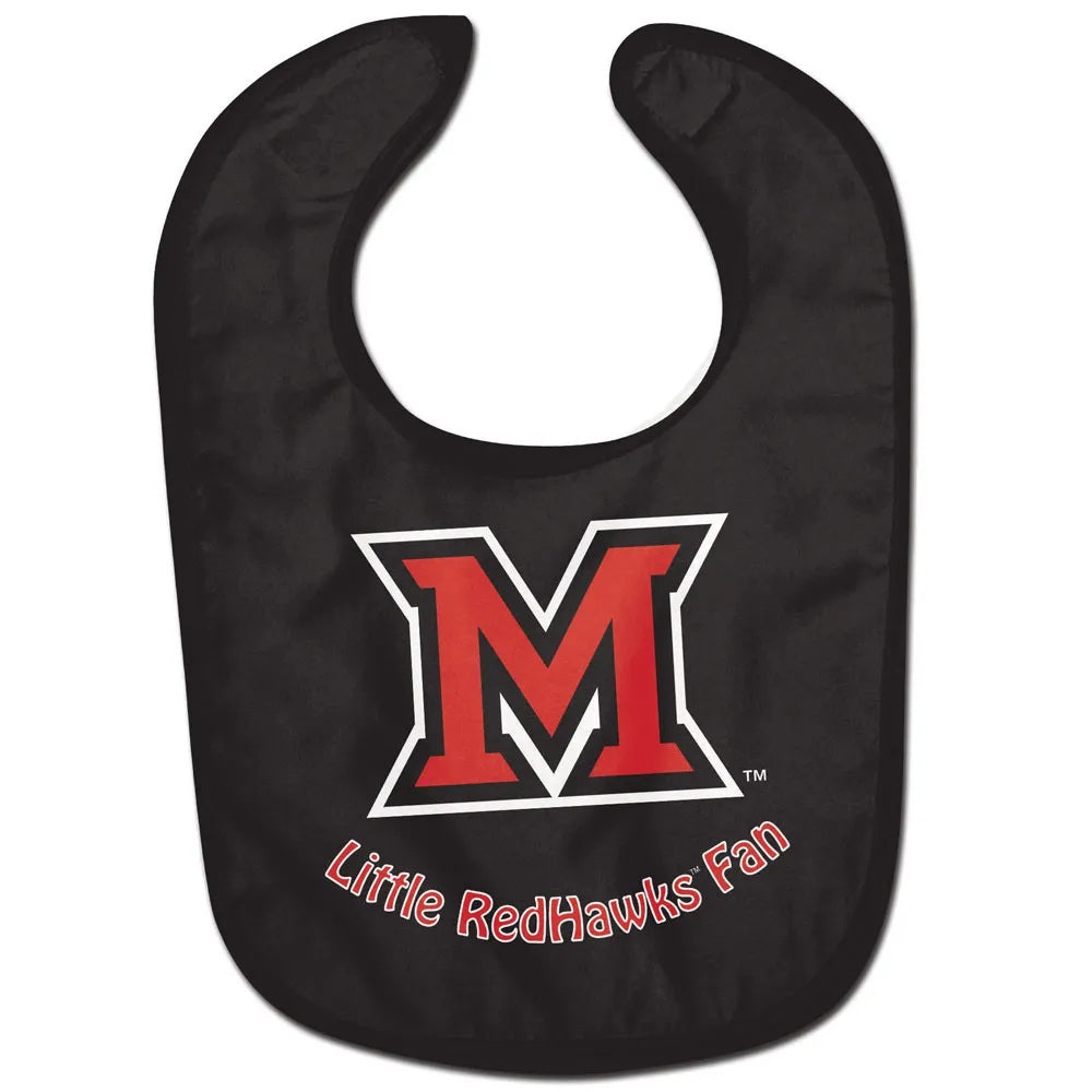Miami of Ohio RedHawks Baby Baby Bib All Pro Style - Special Order