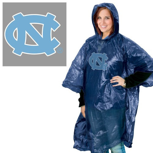 North Carolina Tar Heels Rain Poncho - Special Order