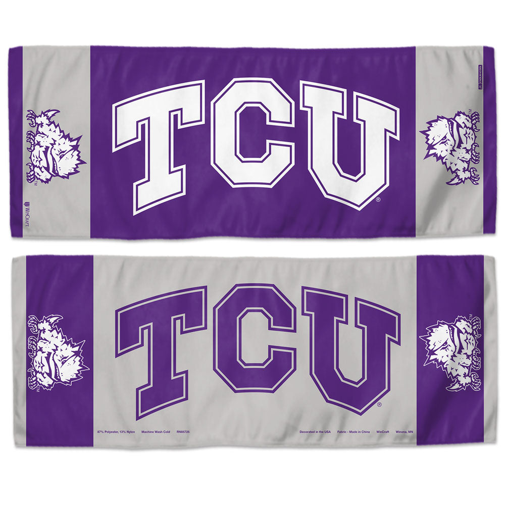 TCU Horned Frogs Cooling Towel 12x30 - Special Order