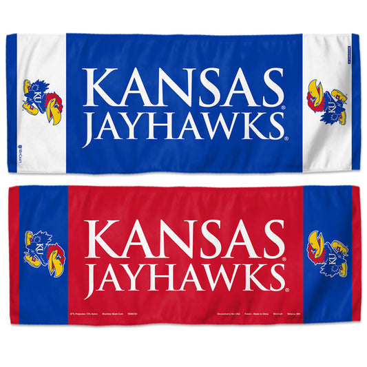 Kansas Jayhawks Cooling Towel 12x30 - Special Order